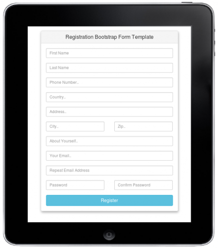 registration-bootstrap-form-template-free-source-code-tutorials-and